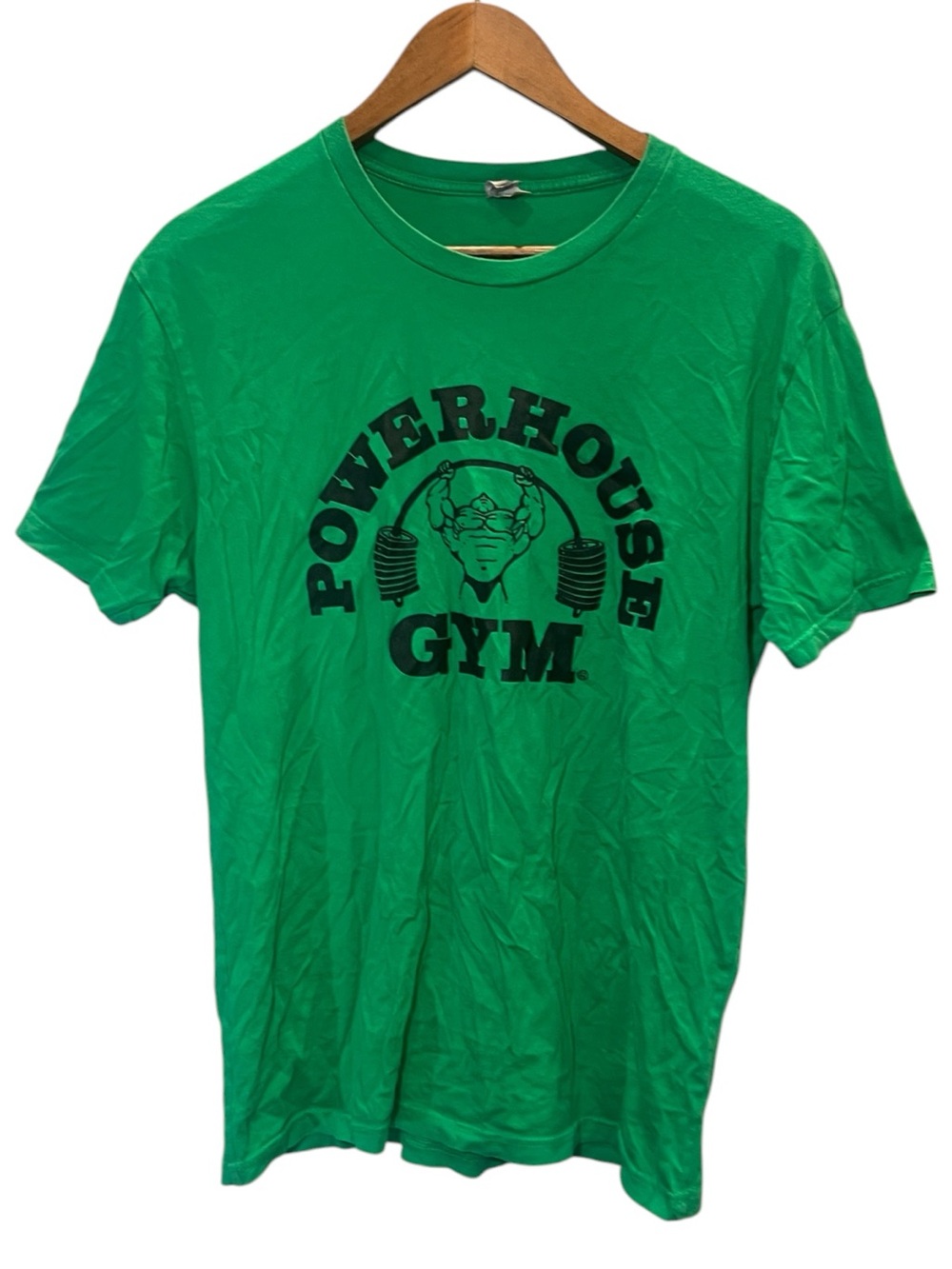 Powerhouse Gym Retro Body Building Graphic Muscle Tee